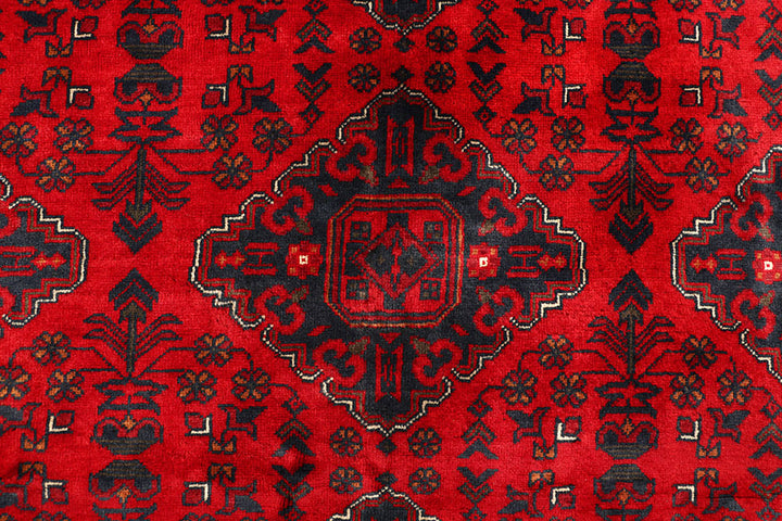 Dark Red Khal Mohammadi 6'  7" x 9'  6" - No. QA42479