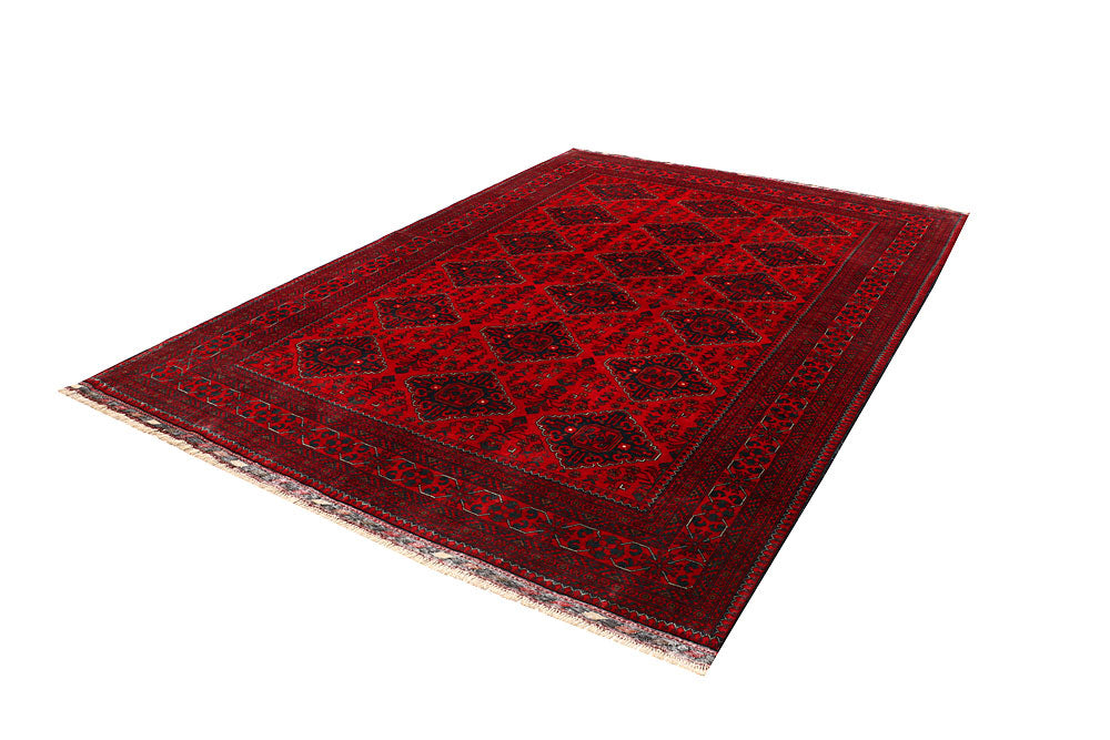 Dark Red Khal Mohammadi 6' 7 x 9' 6 - No. 68093 - ALRUG Rug Store