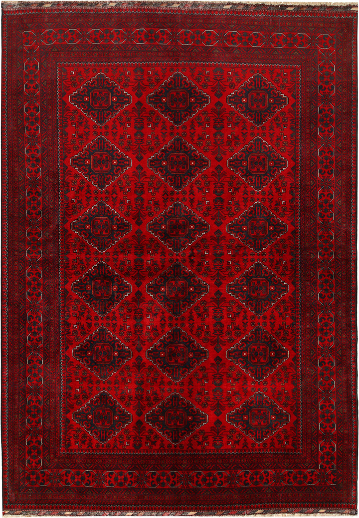 Dark Red Khal Mohammadi 6' 7 x 9' 6 - No. 68093 - ALRUG Rug Store