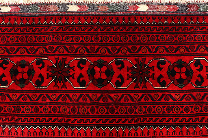 Dark Red Khal Mohammadi 6'  7" x 9'  6" - No. QA26907