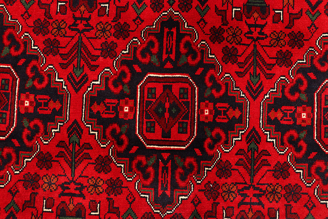 Dark Red Khal Mohammadi 6'  7" x 9'  6" - No. QA26907