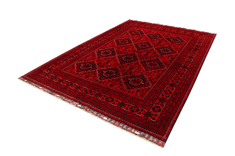 Dark Red Khal Mohammadi 6' 7 x 9' 6 - No. 68094 - ALRUG Rug Store