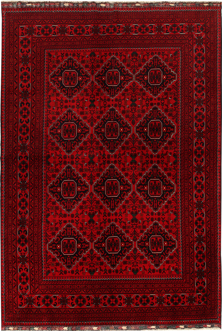 Dark Red Khal Mohammadi 6' 7 x 9' 6 - No. 68094 - ALRUG Rug Store