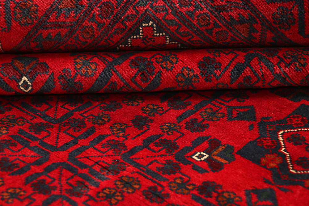 Dark Red Khal Mohammadi 6' 6 x 9' 7 - No. 68095 - ALRUG Rug Store