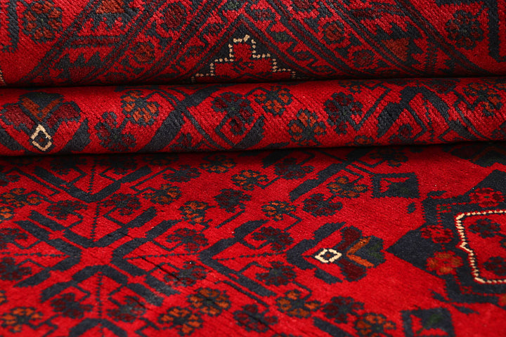 Dark Red Khal Mohammadi 6' 6 x 9' 7 - No. 68095 - ALRUG Rug Store