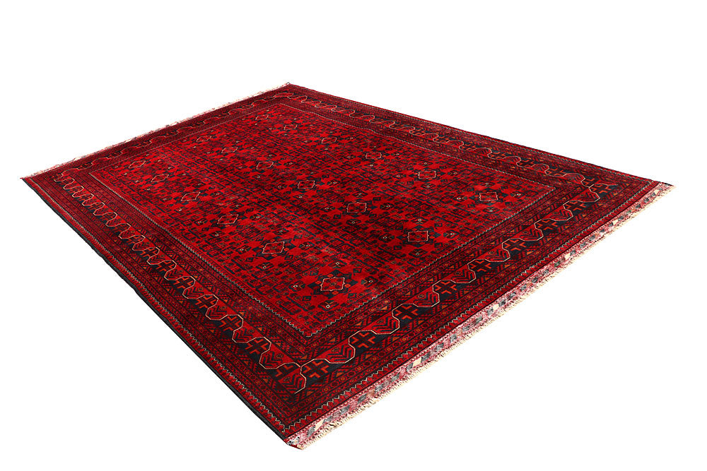 Dark Red Khal Mohammadi 6' 6 x 9' 7 - No. 68095 - ALRUG Rug Store