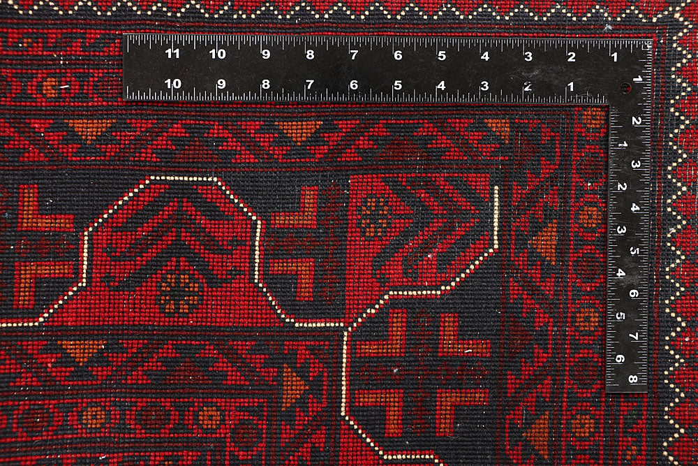 Dark Red Khal Mohammadi 6' 6 x 9' 7 - No. 68095 - ALRUG Rug Store