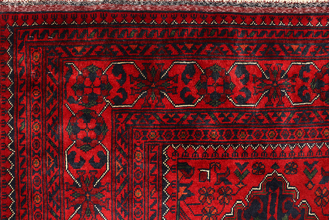Dark Red Khal Mohammadi 6'  6" x 9'  7" - No. QA78985