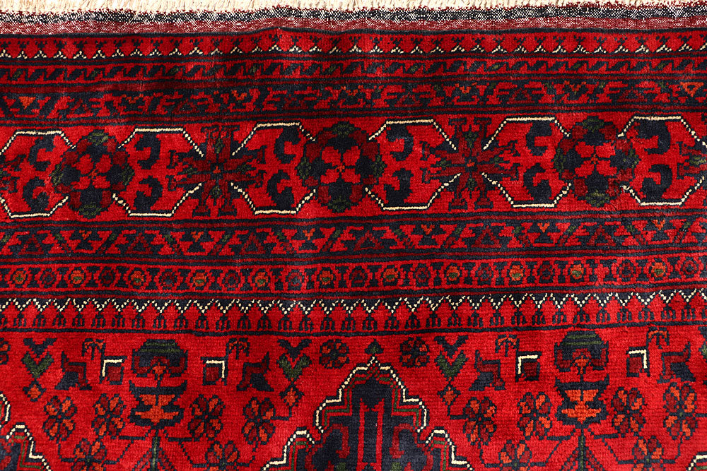 Dark Red Khal Mohammadi 6' 6 x 9' 7 - No. 68096 - ALRUG Rug Store