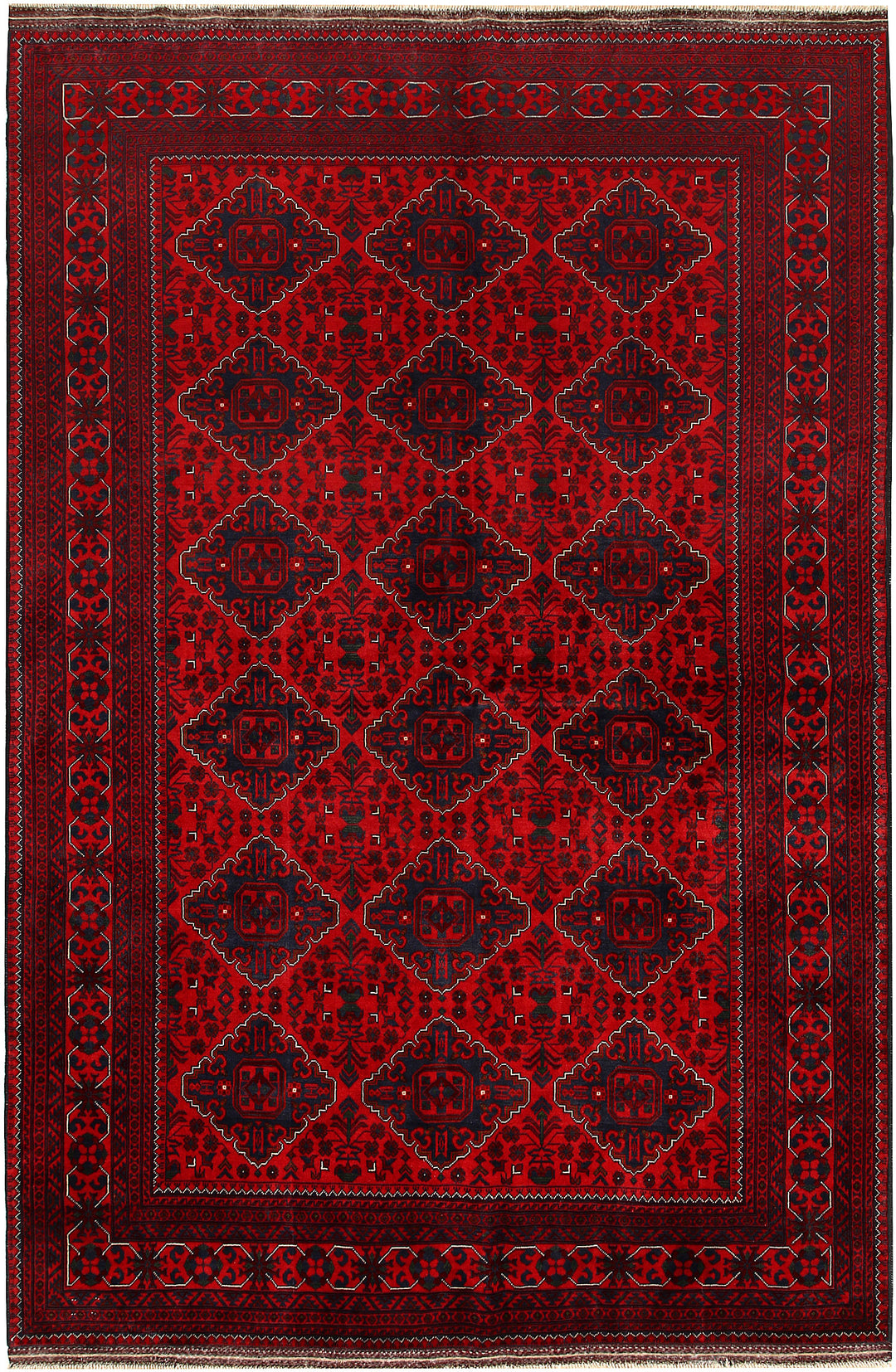 Dark Red Khal Mohammadi 6' 5 x 9' 7 - No. 68098 - ALRUG Rug Store