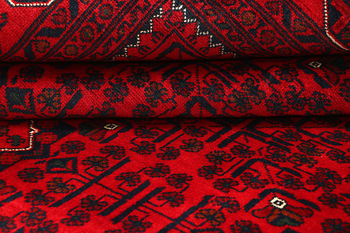 Dark Red Khal Mohammadi 6'  4" x 9'  7" - No. QA55835