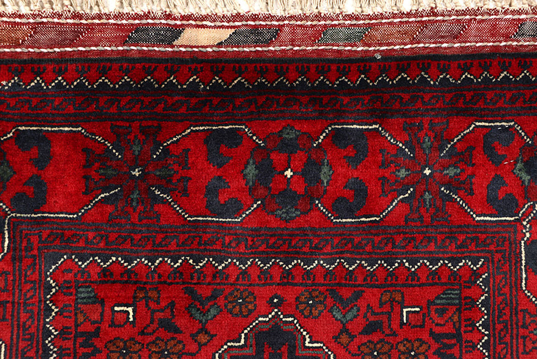 Dark Red Khal Mohammadi 2'  7" x 6'  3" - No. QA43877
