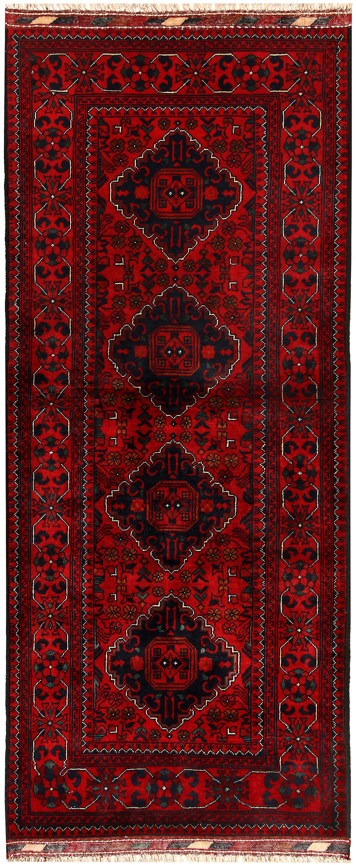 Dark Red Khal Mohammadi 2'  7" x 6'  3" - No. QA43877