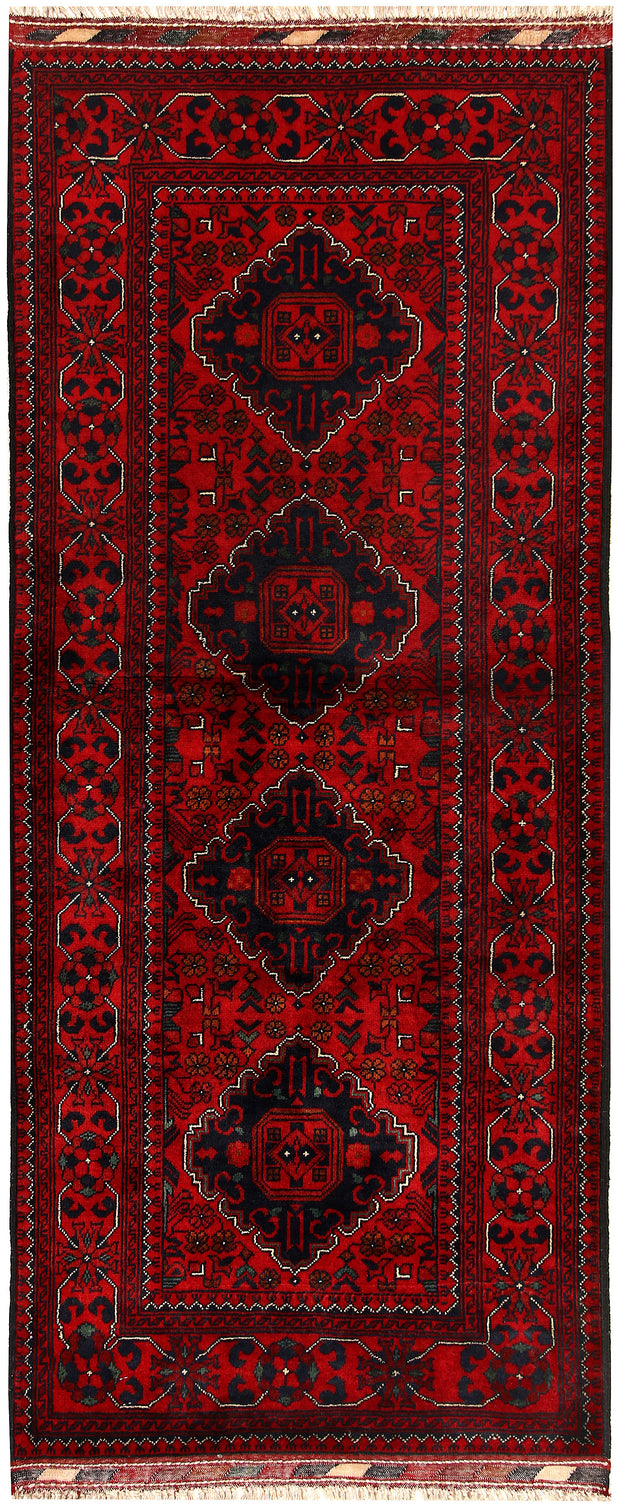 Dark Red Khal Mohammadi 2'  7" x 6'  3" - No. QA43877