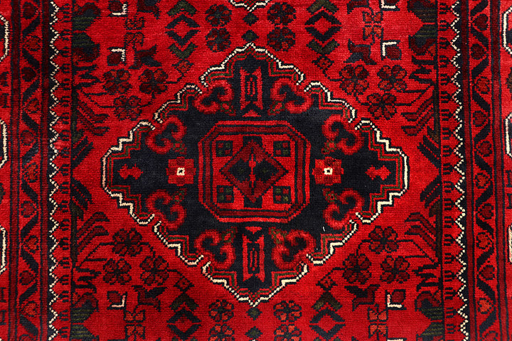 Dark Red Khal Mohammadi 2' 9 x 9' 7 - No. 68112 - ALRUG Rug Store