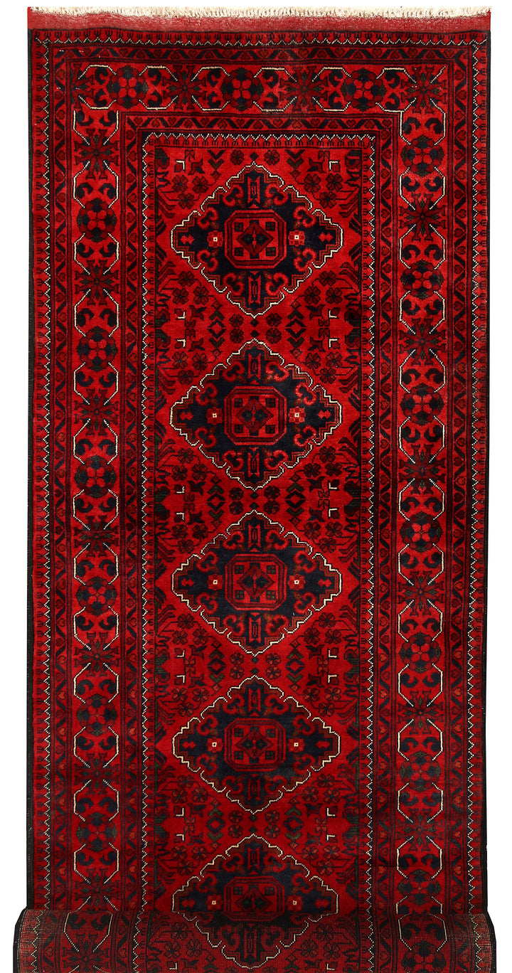 Dark Red Khal Mohammadi 2' 9 x 9' 7 - No. 68112 - ALRUG Rug Store