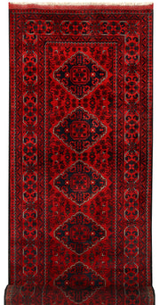 Dark Red Khal Mohammadi 2' 9 x 9' 7 - No. 68112 - ALRUG Rug Store