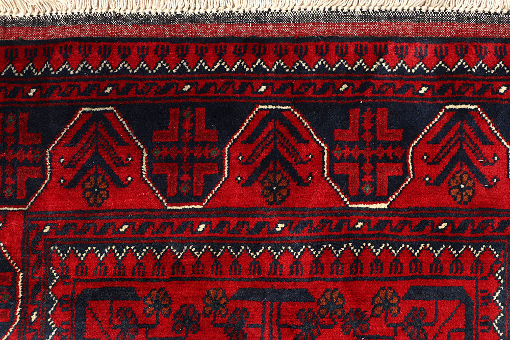 Dark Red Khal Mohammadi 2' 7 x 9' 1 - No. 68118 - ALRUG Rug Store