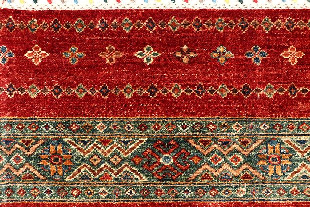 Multi Colored Kazak 2' 8 x 13' - No. 68119 - ALRUG Rug Store