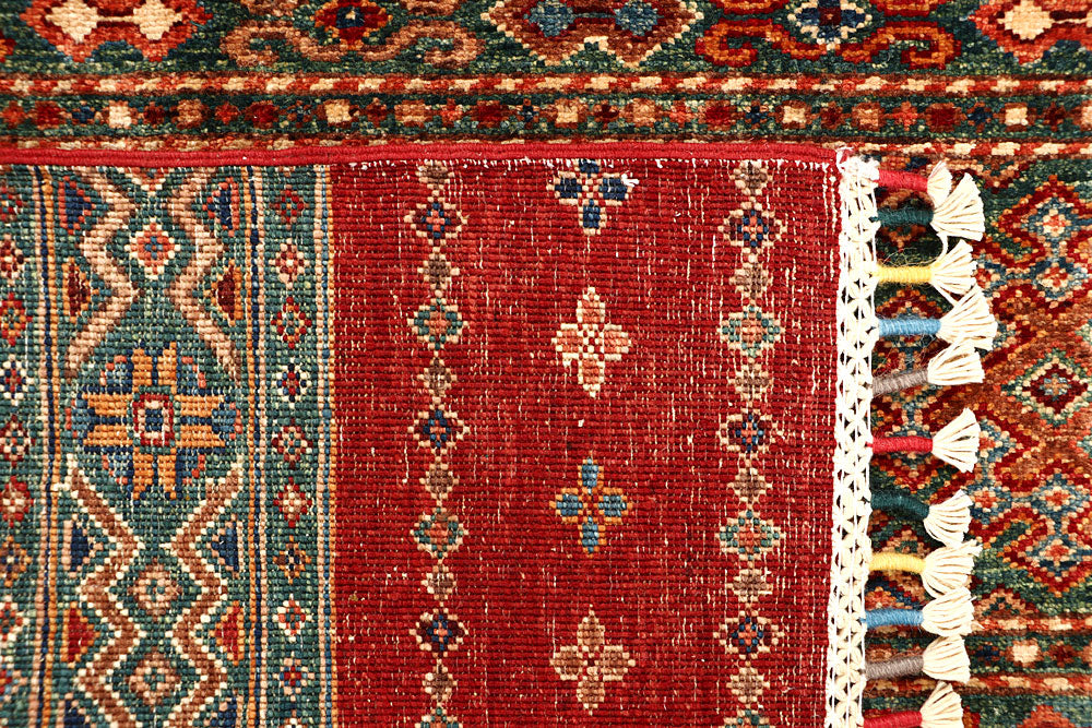 Multi Colored Kazak 2' 8 x 13' - No. 68119 - ALRUG Rug Store