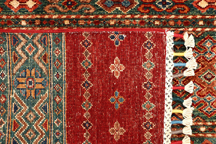 Multi Colored Kazak 2' 8 x 13' - No. 68119 - ALRUG Rug Store