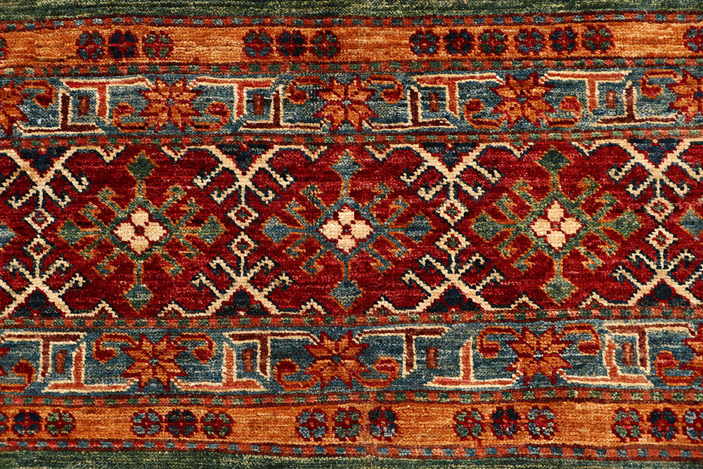 Multi Colored Kazak 5' 7 x 8' 2 - No. 68120 - ALRUG Rug Store