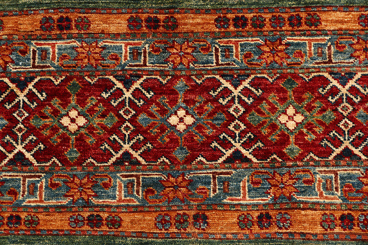 Multi Colored Kazak 5' 7 x 8' 2 - No. 68120 - ALRUG Rug Store