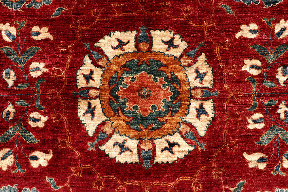 Dark Red Kazak 6' 7 x 9' 7 - No. 68121 - ALRUG Rug Store