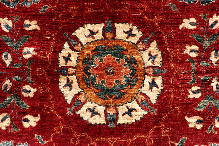 Dark Red Kazak 6' 7 x 9' 7 - No. 68121 - ALRUG Rug Store