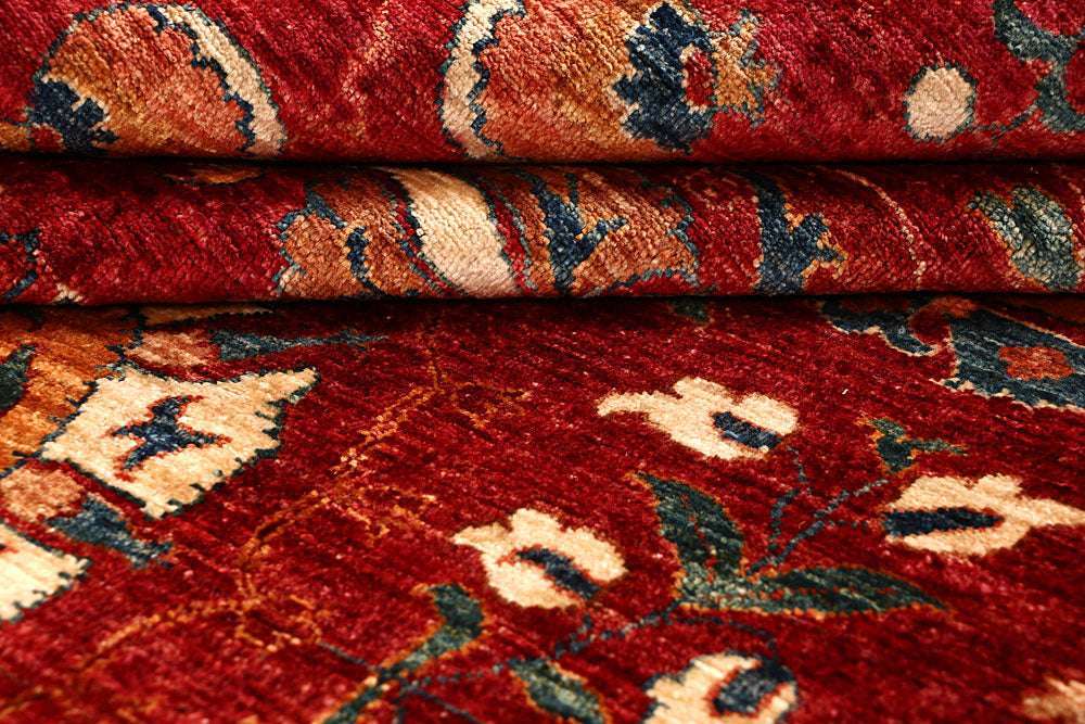 Dark Red Kazak 6' 7 x 9' 7 - No. 68121 - ALRUG Rug Store