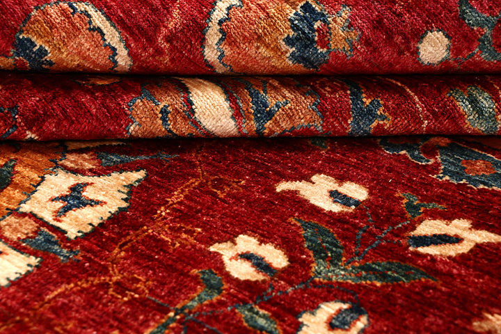 Dark Red Kazak 6' 7 x 9' 7 - No. 68121 - ALRUG Rug Store