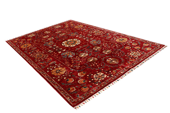 Dark Red Kazak 6' 7 x 9' 7 - No. 68121 - ALRUG Rug Store