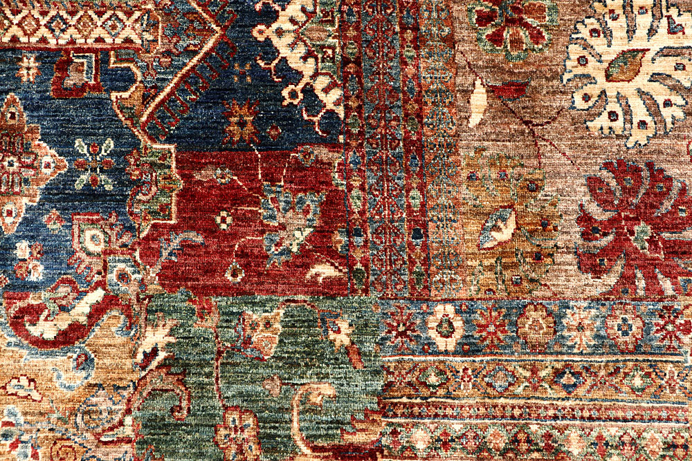 Multi Colored Kazak 8' 11 x 11' 10 - No. 68122 - ALRUG Rug Store