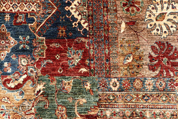 Multi Colored Kazak 8' 11 x 11' 10 - No. 68122 - ALRUG Rug Store