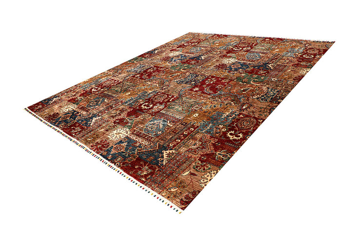 Multi Colored Kazak 8' 11 x 11' 10 - No. 68122 - ALRUG Rug Store