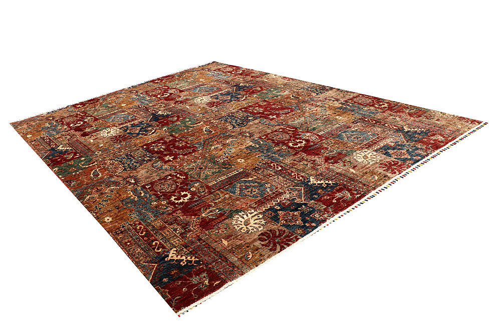 Multi Colored Kazak 8' 11 x 11' 10 - No. 68122 - ALRUG Rug Store