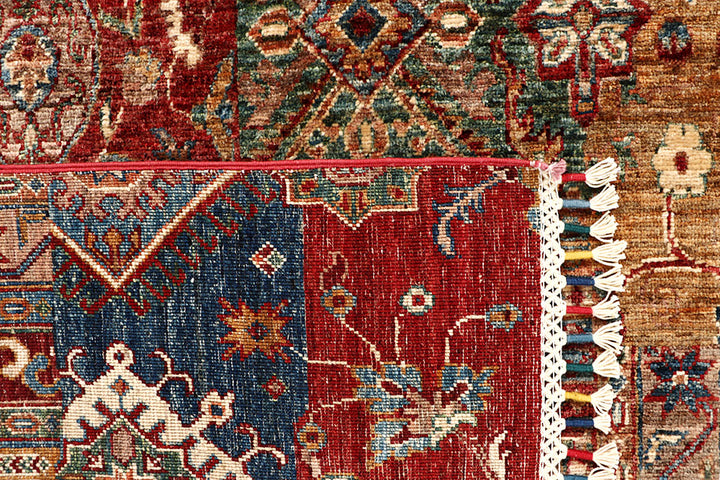 Multi Colored Kazak 8' 11 x 11' 10 - No. 68122 - ALRUG Rug Store