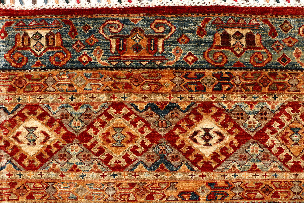 Multi Colored Kazak 4' 11 x 6' 5 - No. 68124 - ALRUG Rug Store