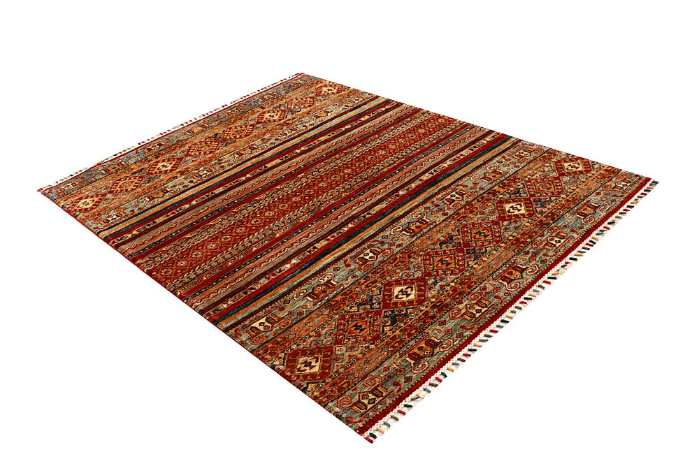 Multi Colored Kazak 4' 11 x 6' 5 - No. 68124 - ALRUG Rug Store
