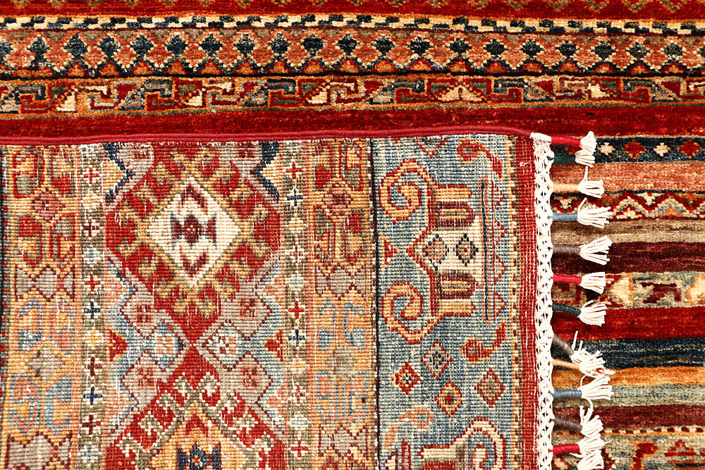 Multi Colored Kazak 4' 11 x 6' 5 - No. 68124 - ALRUG Rug Store