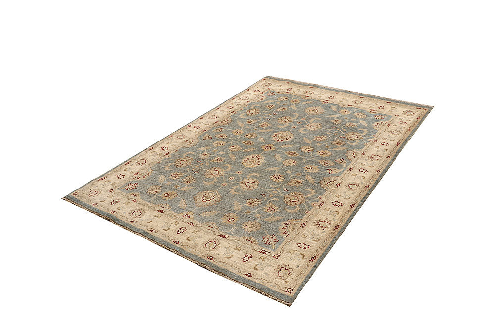 Dark Grey Oushak 4' 6 x 6' 6 - No. 68127 - ALRUG Rug Store