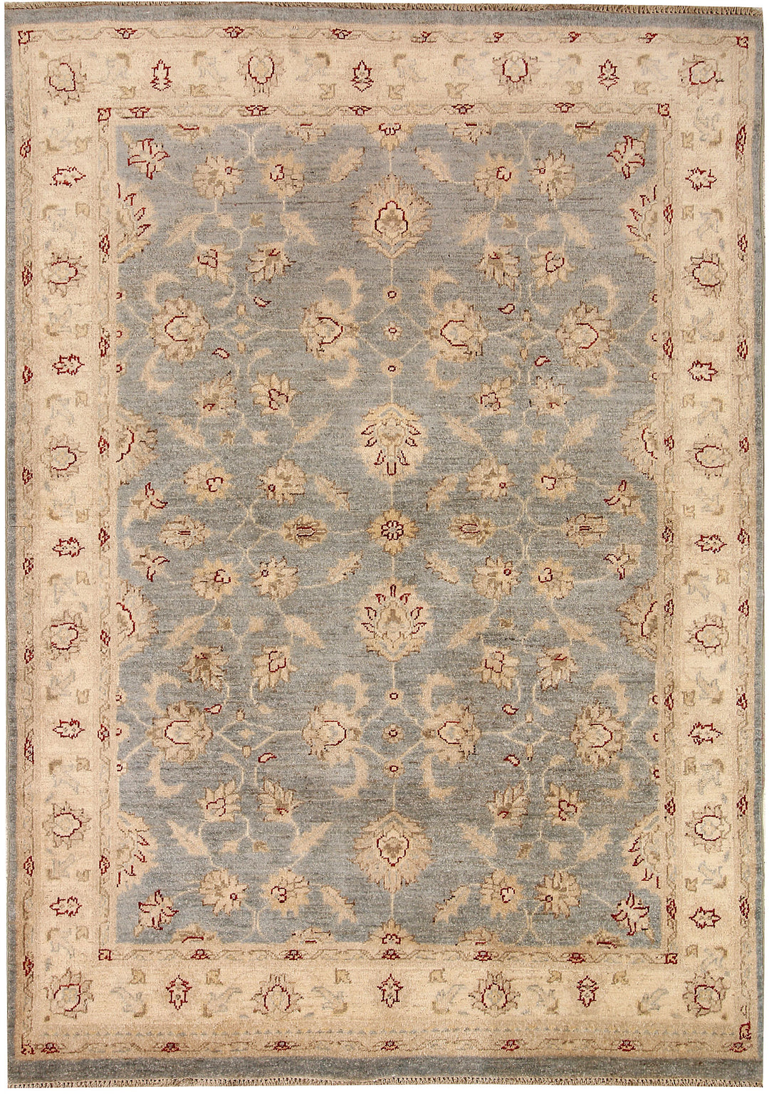 Dark Grey Oushak 4' 6 x 6' 6 - No. 68127 - ALRUG Rug Store