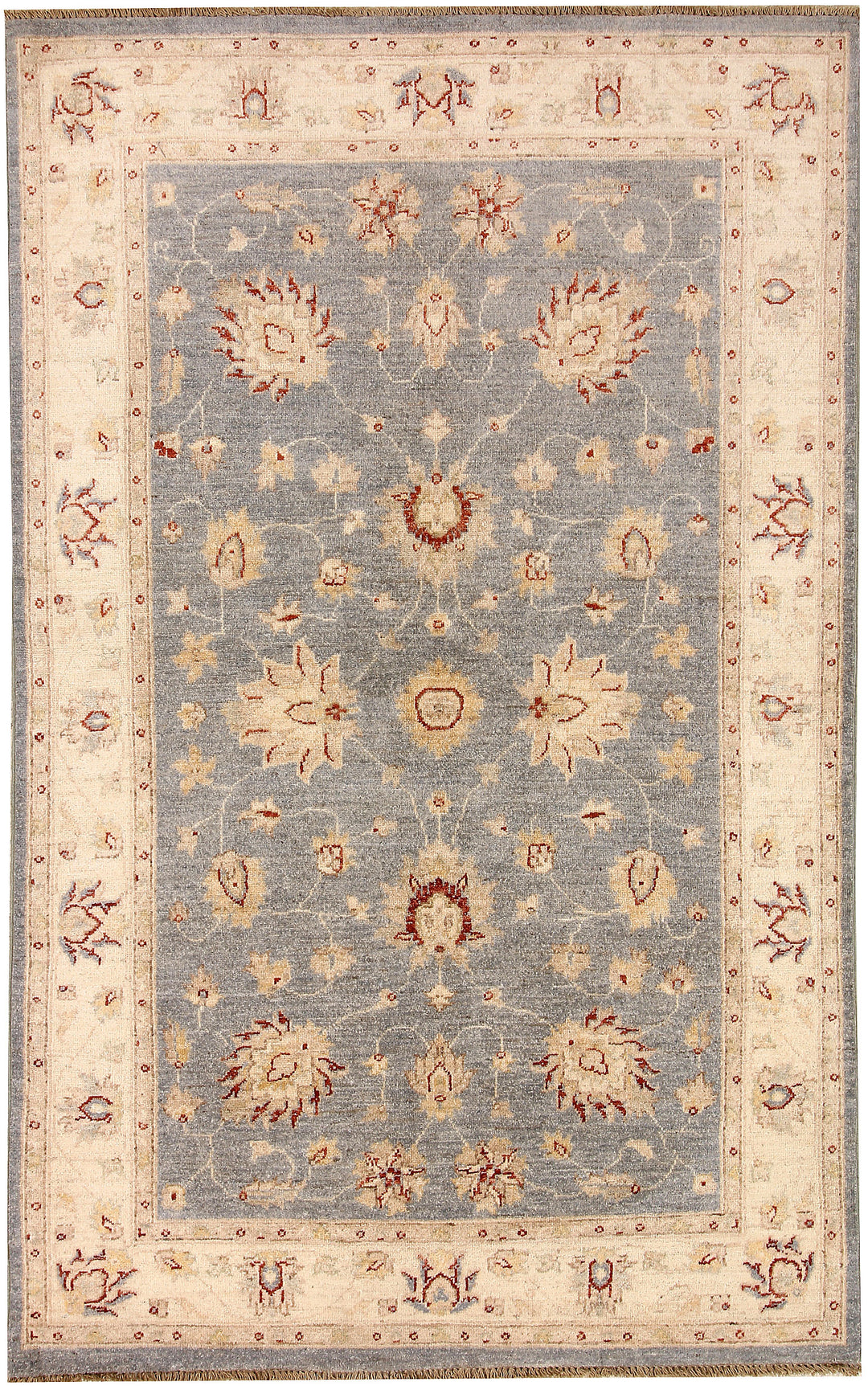 Dark Grey Oushak 4' 3 x 6' 11 - No. 68128 - ALRUG Rug Store