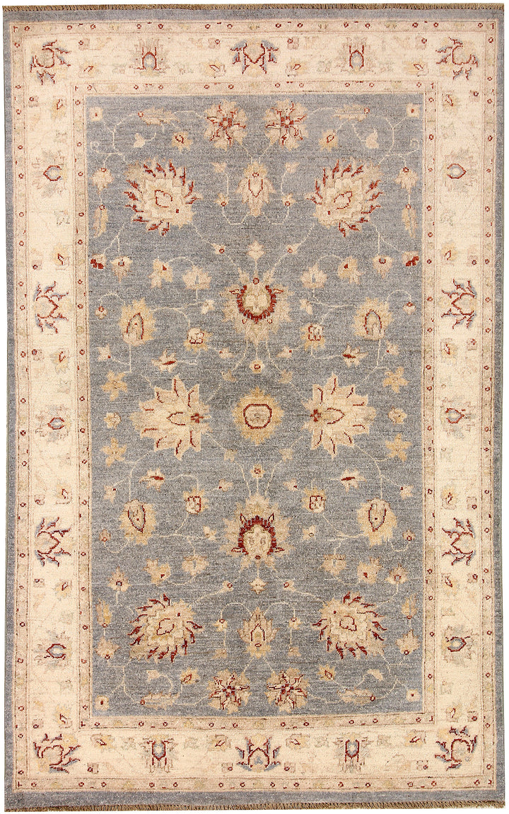 Dark Grey Oushak 4' 3 x 6' 11 - No. 68128 - ALRUG Rug Store