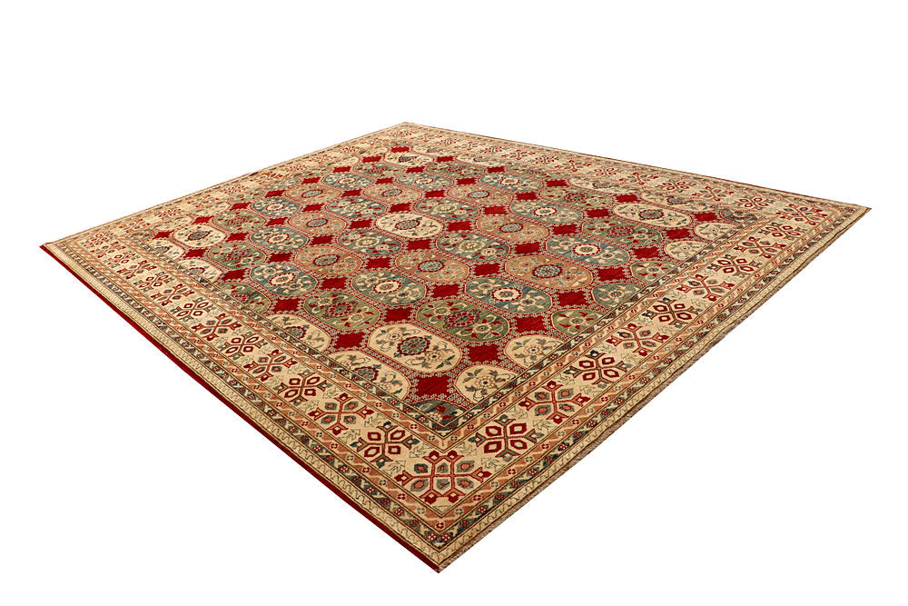 Multi Colored Kazak 9' 3 x 11' 6 - No. 68136 - ALRUG Rug Store