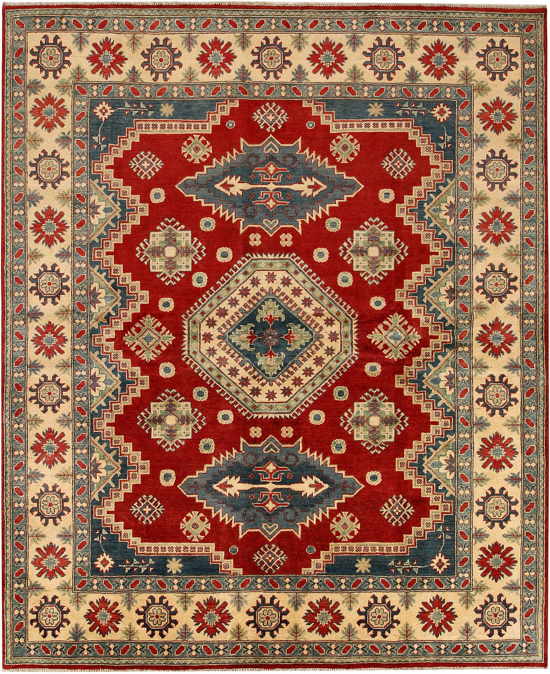 Firebrick Kazak 7' 11 x 9' 8 - No. 68137 - ALRUG Rug Store