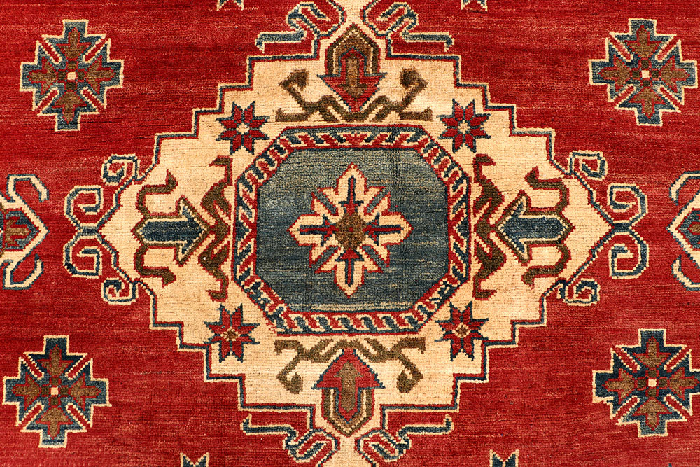 Firebrick Kazak 6' 7 x 9' 10 - No. 68139 - ALRUG Rug Store