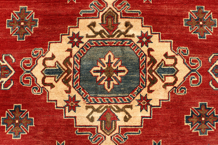 Firebrick Kazak 6' 7 x 9' 10 - No. 68139 - ALRUG Rug Store
