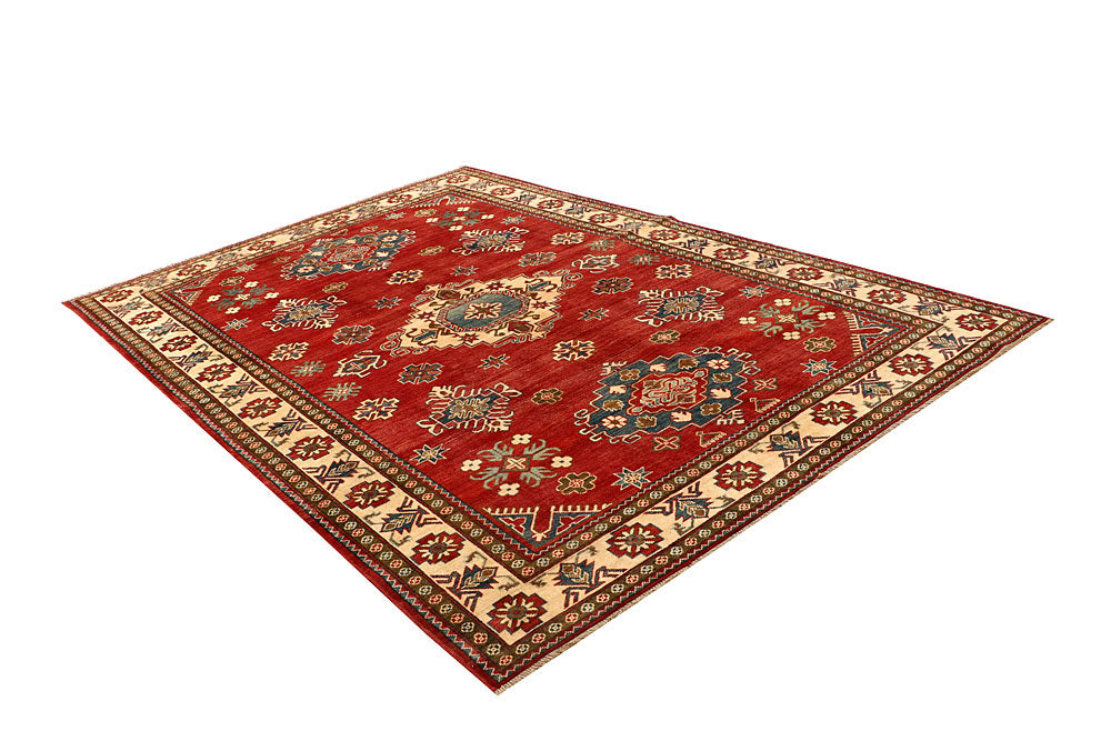 Firebrick Kazak 6' 7 x 9' 10 - No. 68139 - ALRUG Rug Store