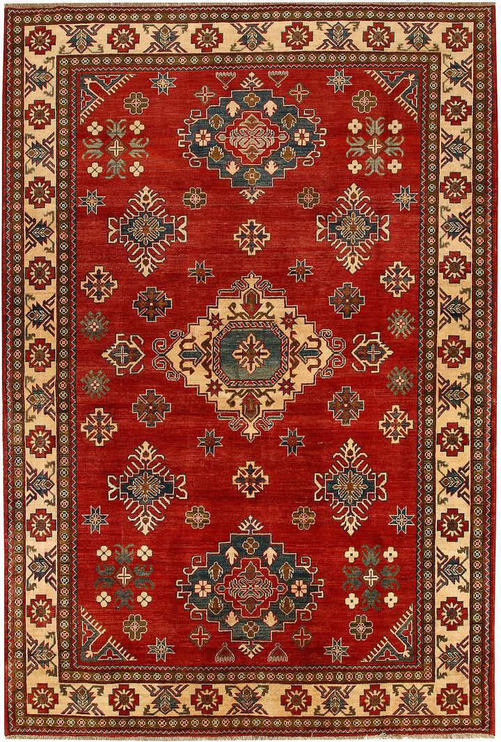 Firebrick Kazak 6' 7 x 9' 10 - No. 68139 - ALRUG Rug Store